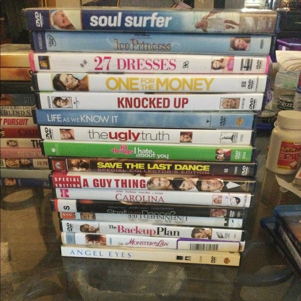 PREOWNED used 16 dvds wear & tear